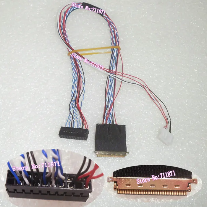 LVDS 1ch 8bit 0.5 الملعب 40P شاشة 20454-040T كابل خط BP101WX1-206 كابل خط الشاشة 40Pin 20454 040T شاشة Lcd خط الحبل