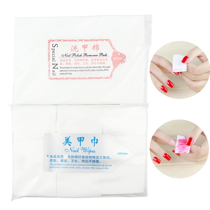 1 Pack Soft & Hard Nail Art Gel Polish Removal Wipe Manicure 540/630pcs Nail Wraps Cotton Pads Tips Nails Art Cleaner Remover