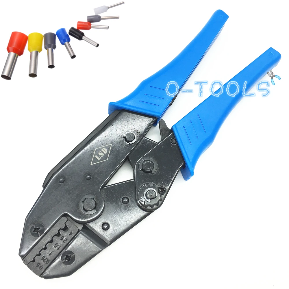 Cable ferrules crimping pliers 0.5-4mm2 crimping tool for 20-12 AWG cord end sleeves LS-04WFL