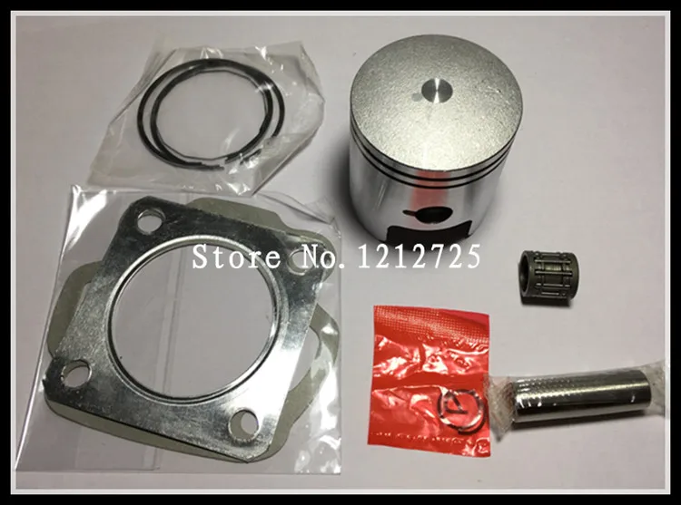 Dwa suwowy skuter AG100 AG 100 motocykl tłok pierścień tłokowy średnica 52.5mm 12mm pin