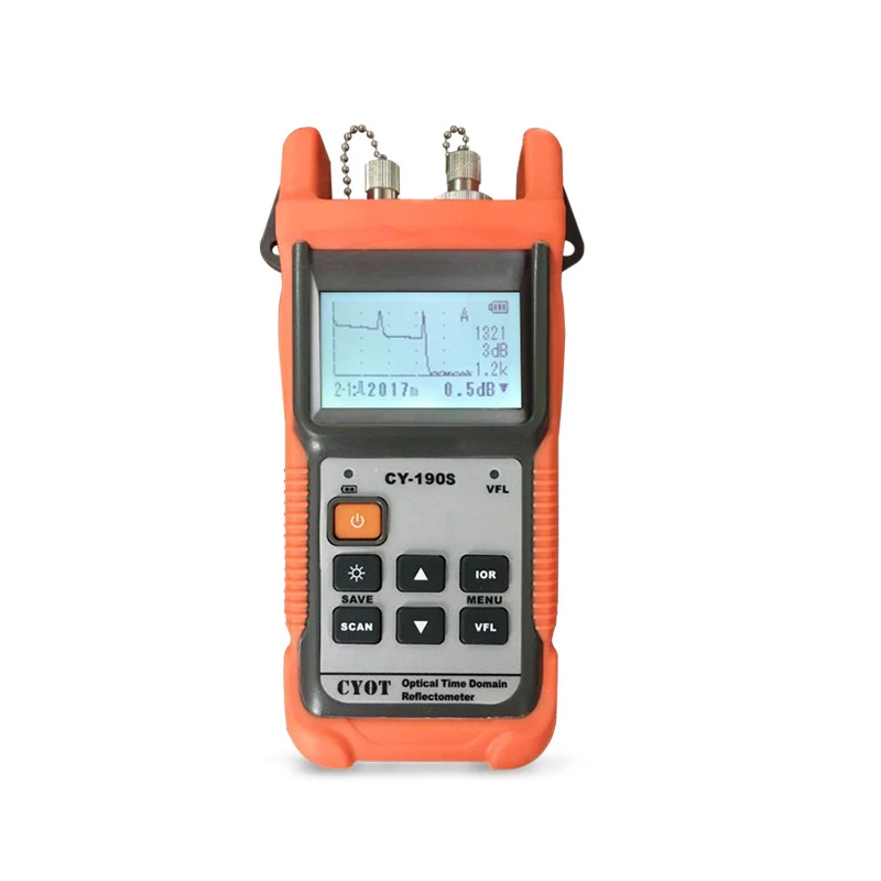 New Handheld CY-190s OTDR 60KM  Fiber find fault tester 1310nm or 1550nm with VFL Optical Time Domain Reflectometer