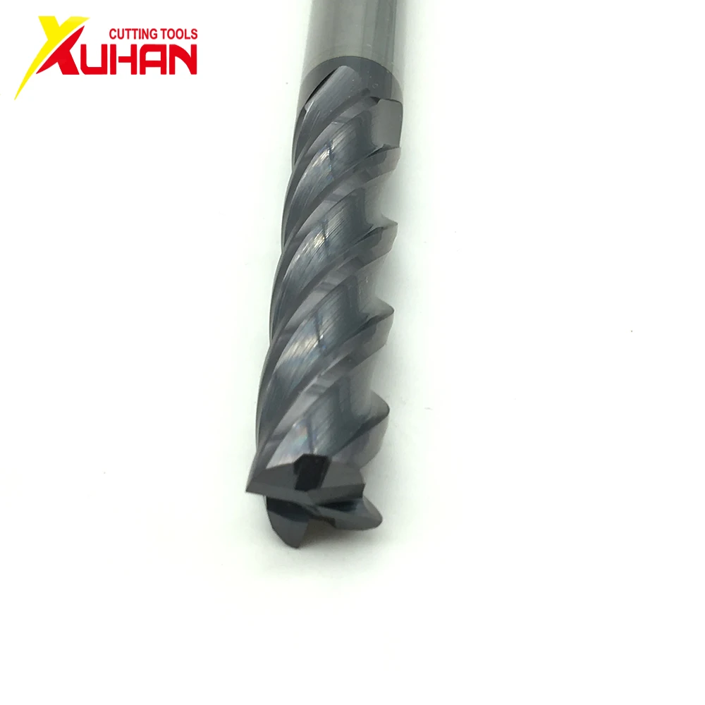 4 الناي Φ12.0 * 12D * 150L HRC50 آلة تحكم رقمي بالكمبيوتر الصلبة كربيد endmill التنغستن الصلب قاطعة المطحنة نهاية مطحنة أداة القطع endmill