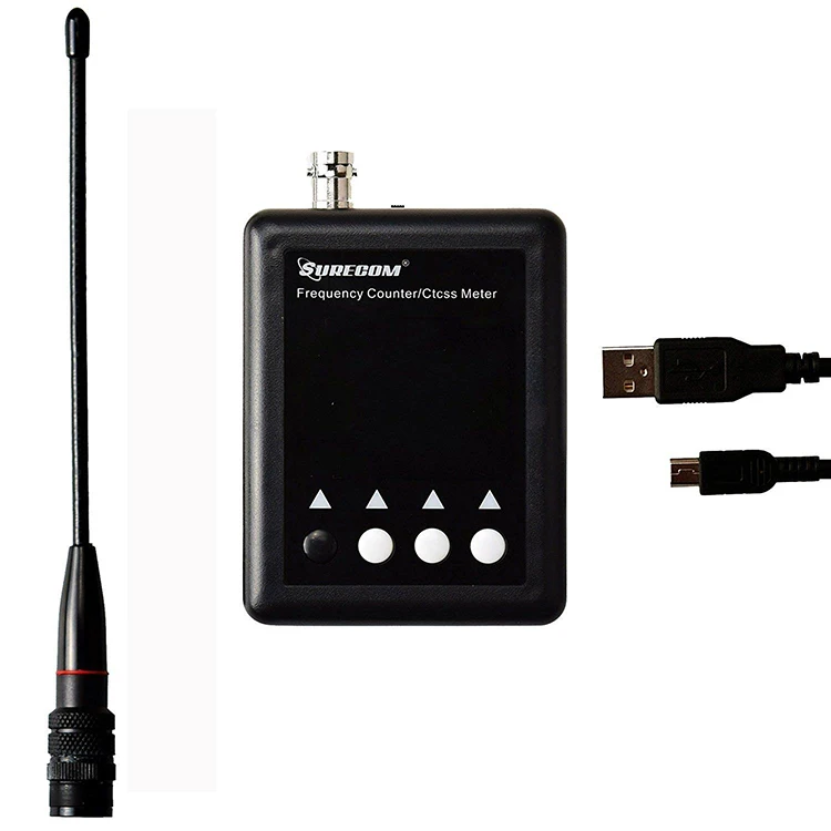 Imagem -04 - Surecom-digital Radio Tester 27mhz a 3000mhz Decodificador Freqüência Portátil Contador Ajuste para Walkie Talkie Sf401 Além Disso Ctis Cdcot Medidor Novo