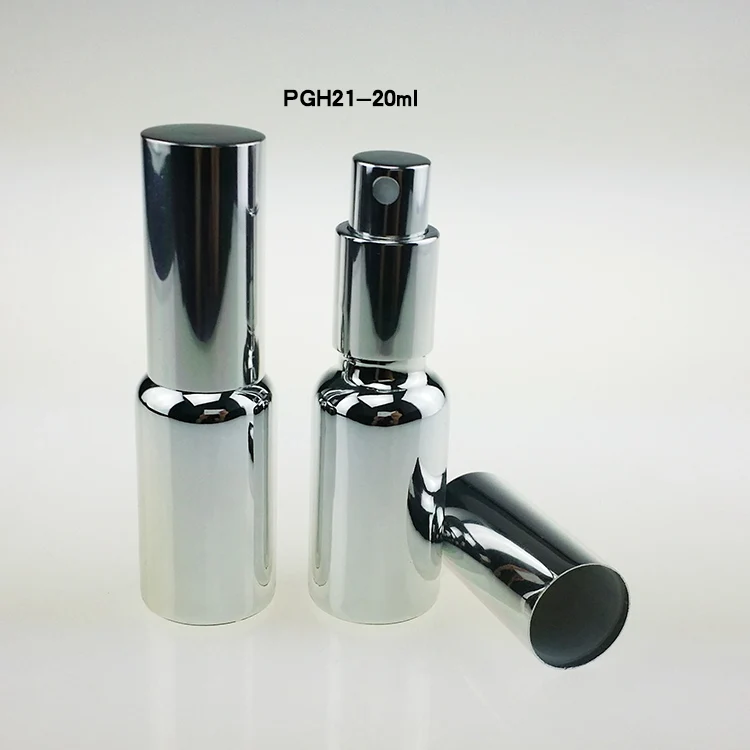 

hot 100pcs 20 ml glass spray bottles for perfume , 20ml glass mist spray bottles for sale , luxury chrome glass spray atomizer