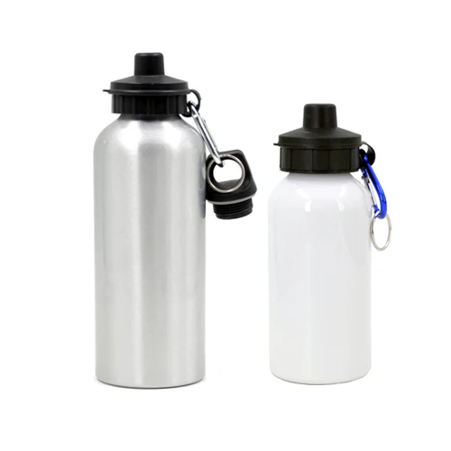 

10pcs/lot Sublimation Blank Bottle DIY Print LOGO Photo Sport 400ML 600ML Bottle Outdoor Travel with hook