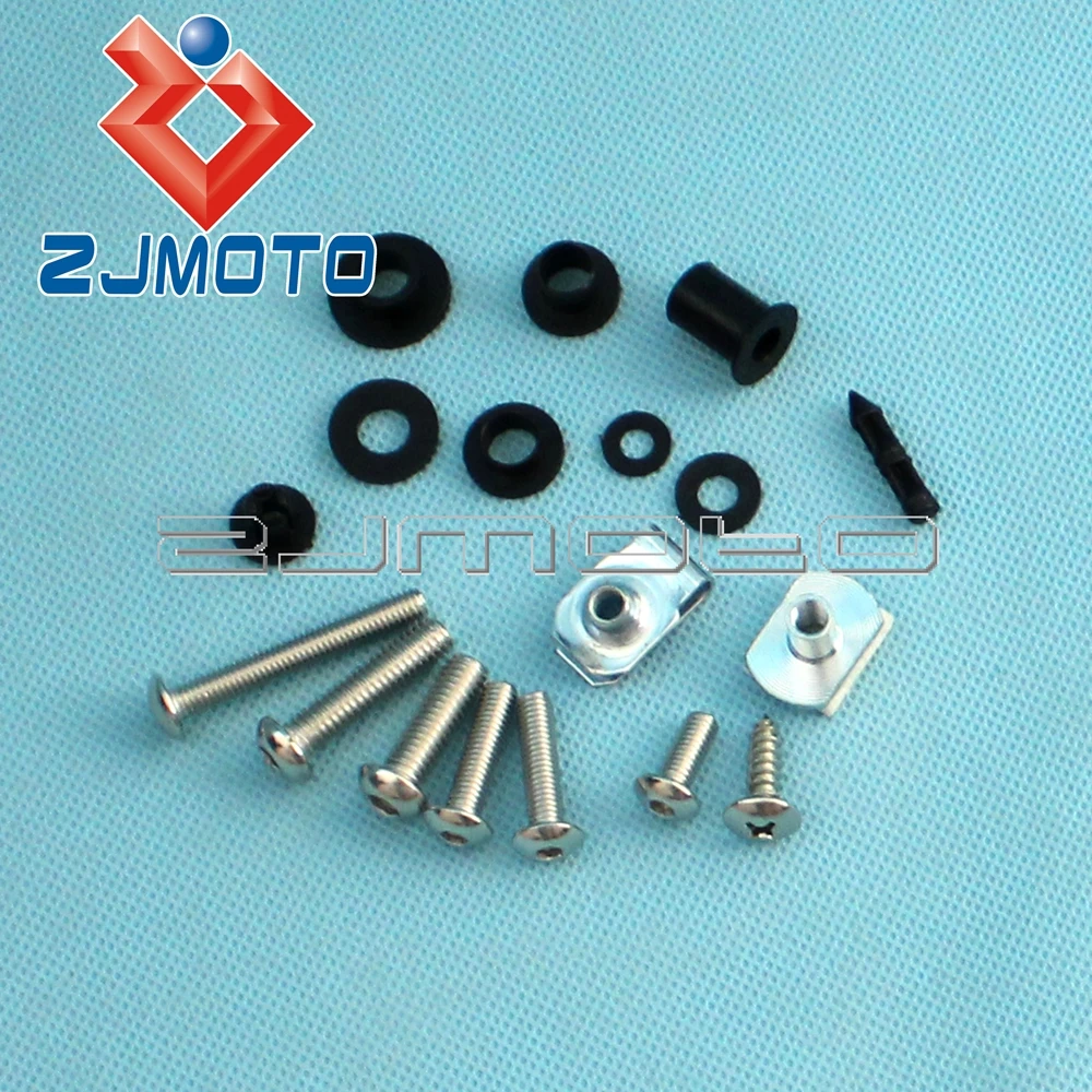 Motorcycle Bodywork Fixation Screws Washers Nuts Kit For Honda CBR1000RR CBR1000 RR 2008-2012 Complete Fairing Bolt Kit 