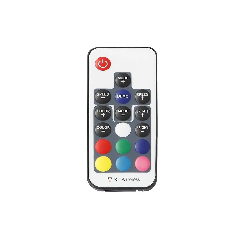 Imagem -03 - Led Rgb Controler 24key 16 Cores e Moder ir Remote Controller Controles Cores Changebale Levou Lâmpadas Ip67 à Prova d Água Z101 72 w