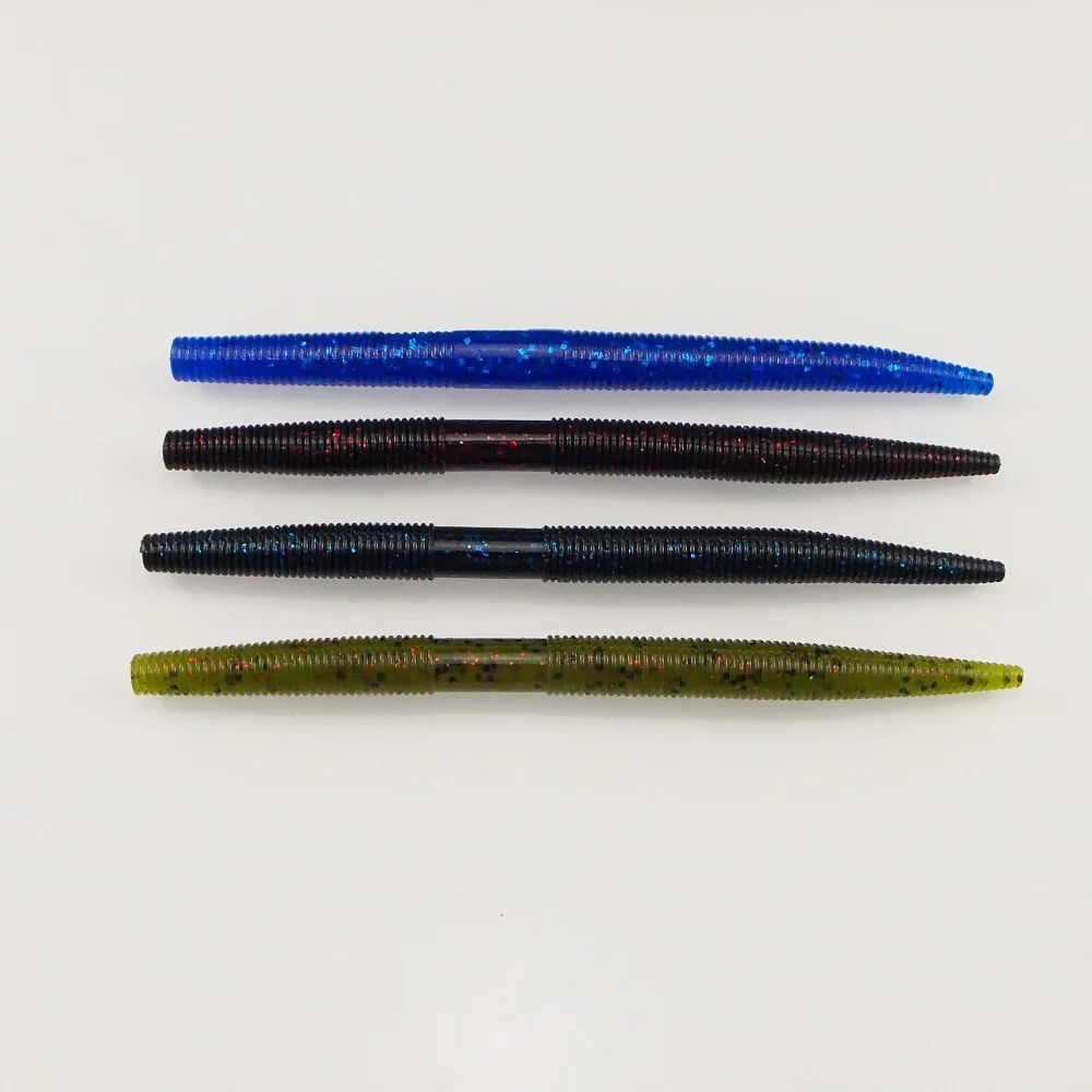 ESFISHING Soft Bait Senko Worm 135mm 10pcs Stick Worm Baits Leurre Souple Wobblers For All Fish Pesca Bass Fishing Lure