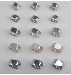 16/16.8/20/25mm stainless steel bellows matching nut , corrugated pipe copper standard GB chrome nut 4/8  6/8 1inch wholesale