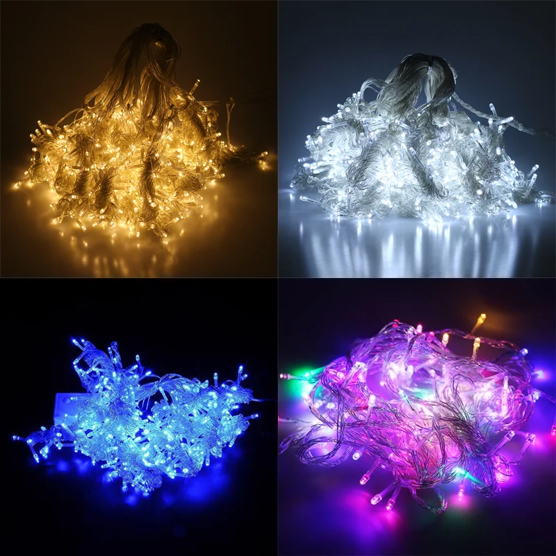 Imagem -06 - Led Icicle String Lights para Decoração Home Fairy Lights Guirlanda de Natal Casamento Festa Cortina Jardim 3x3m 6x3m