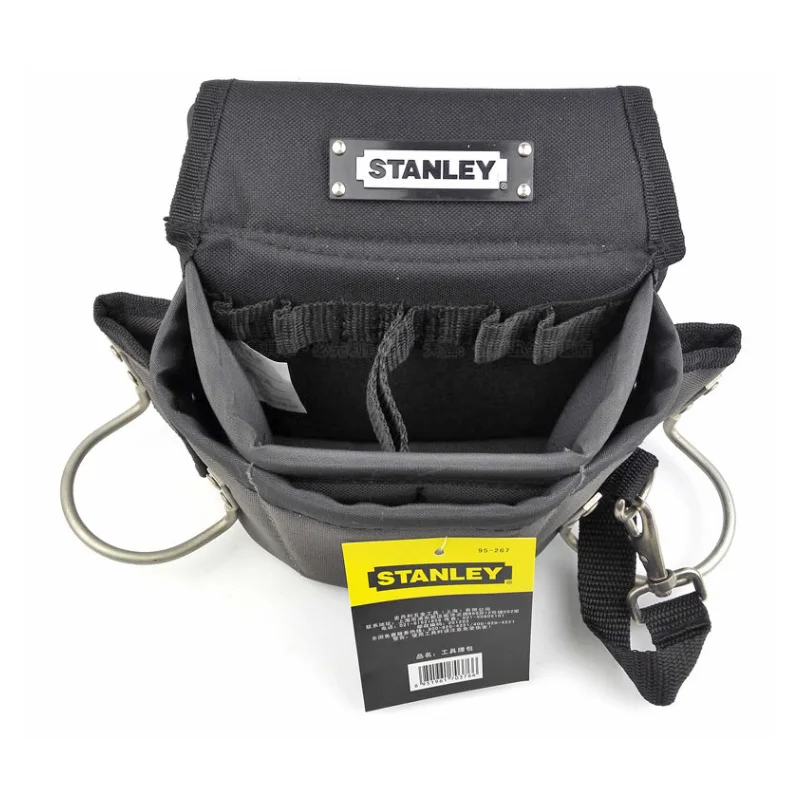 Imagem -02 - Ferramenta Cintura Bolsa com Cinto Ajustável para Eletricistas Carpinteiros Ferramenta Suporte do Martelo Bolso do Trabalho Gadget Utilitário Bolsa