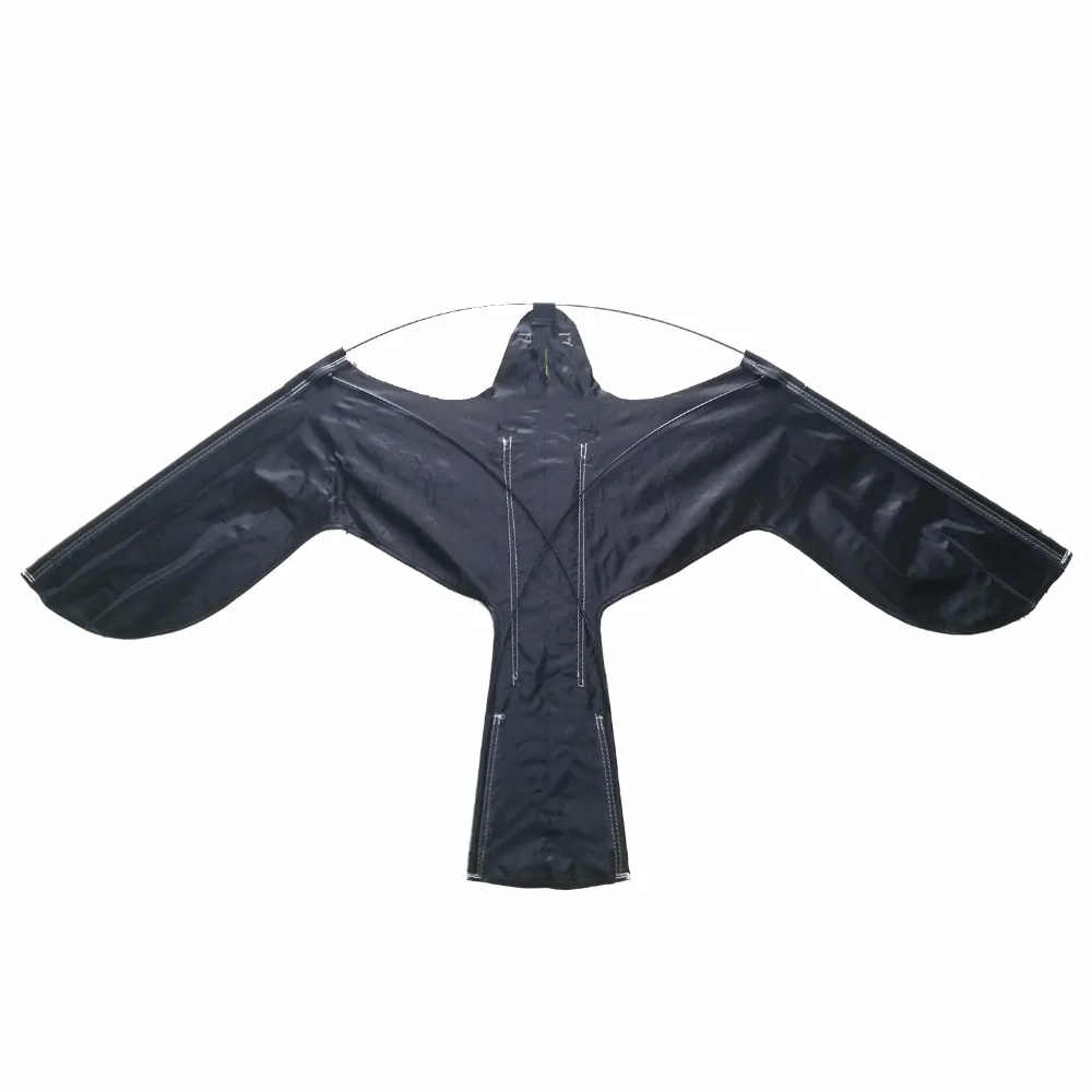 Hawk Kite great as a Bird Scarer Scarecrow Performing Bird Control for Home and Garden-Black(Pole not include)