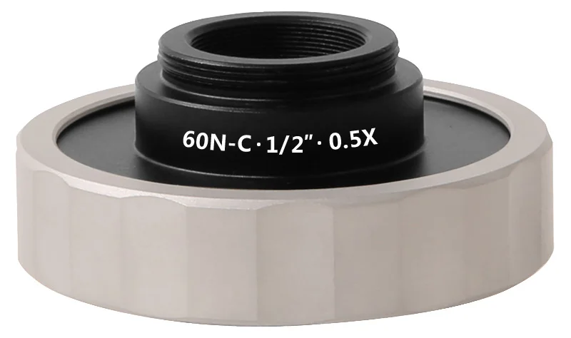 60N microscope C mount adapter 0.5x 0.63x 0.8x 1x 1.2x 1.5x 2.25x camera C mount adaptor compatible for Zeiss microscope