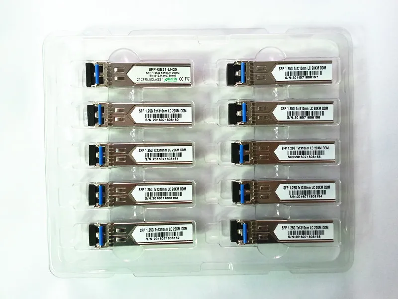 

JYTTEK 3km SFP BiDi WDM 1G DDM 1310/1550 transceiver -10PCS 3 km