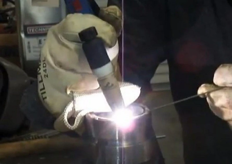 Proteção de soldagem luvas dedo 15cm fibra de vidro tig dedo luva de solda protetor térmico capa guarda ferramenta soldador dedo proteção