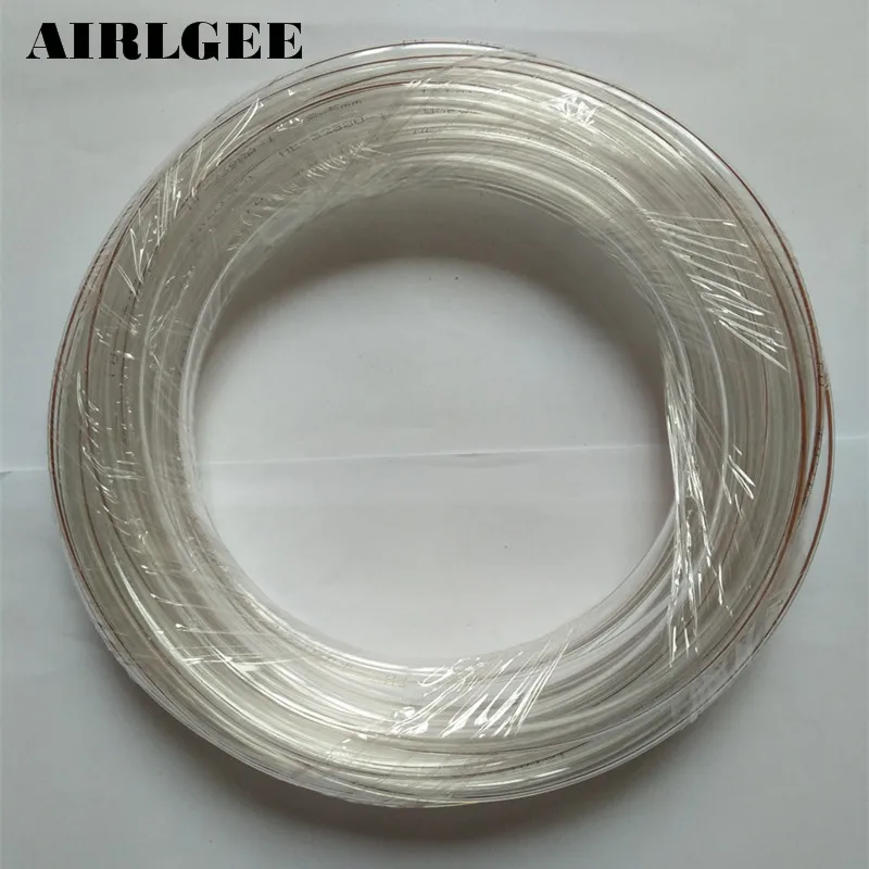 

Air Compressor Connect Fitting Clear PU Hose Tube 8mm x 5mm 10m Length Free shipping