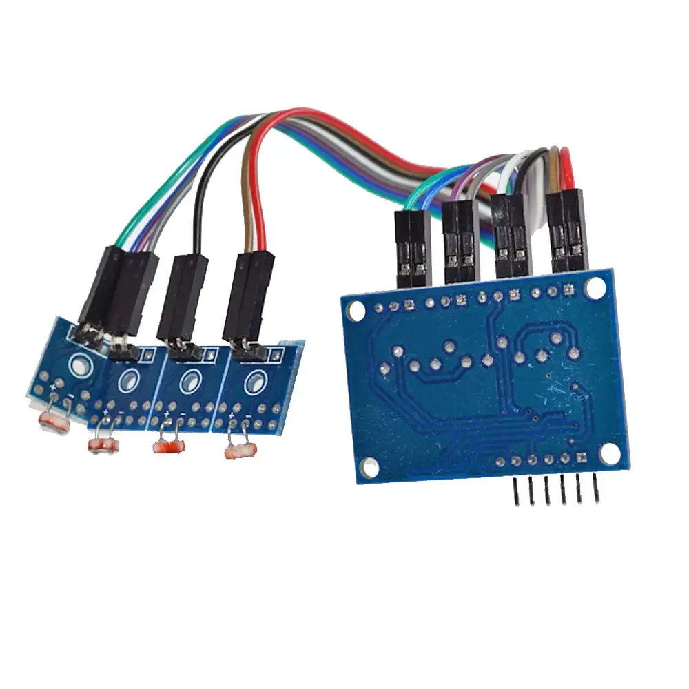 4-cách Cảm Biến Quang Mô-đun Quang Điện Trở Phát Hiện Ánh Sáng Mô-đun Quang Điện Trở Điện Áp Hoạt Động 3.3 V