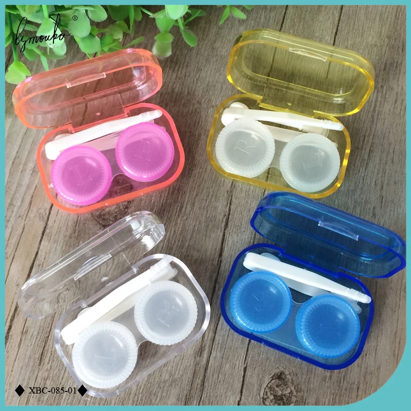 Lymouko Hot Sale Transparent Practical Portable Women Contact Lens Case for Travel Holder Storage Contact Lenses Box