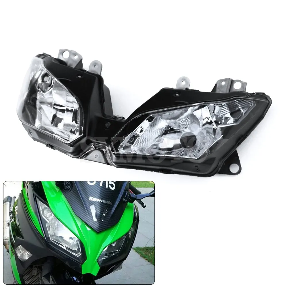 

Motorcycle Front headlight headlamps assembly For KAWASAKI ZX300R EX300R NINJA 300 2013-2015 VERSYS 650 1000 2015-2016 Ninja250