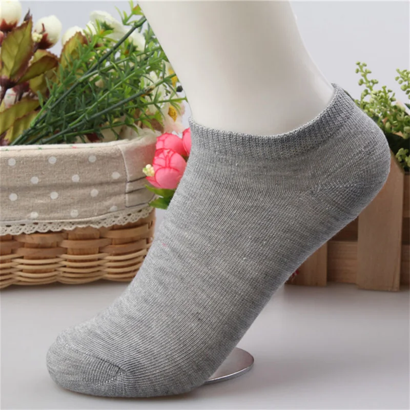 10 stücke = 5 paare/los Frauen Baumwolle Socken Sommer Herbst Nette Candy Farbe Boot Socken Ankle Socken frauen Dünne socke Hausschuhe Mädchen Meias