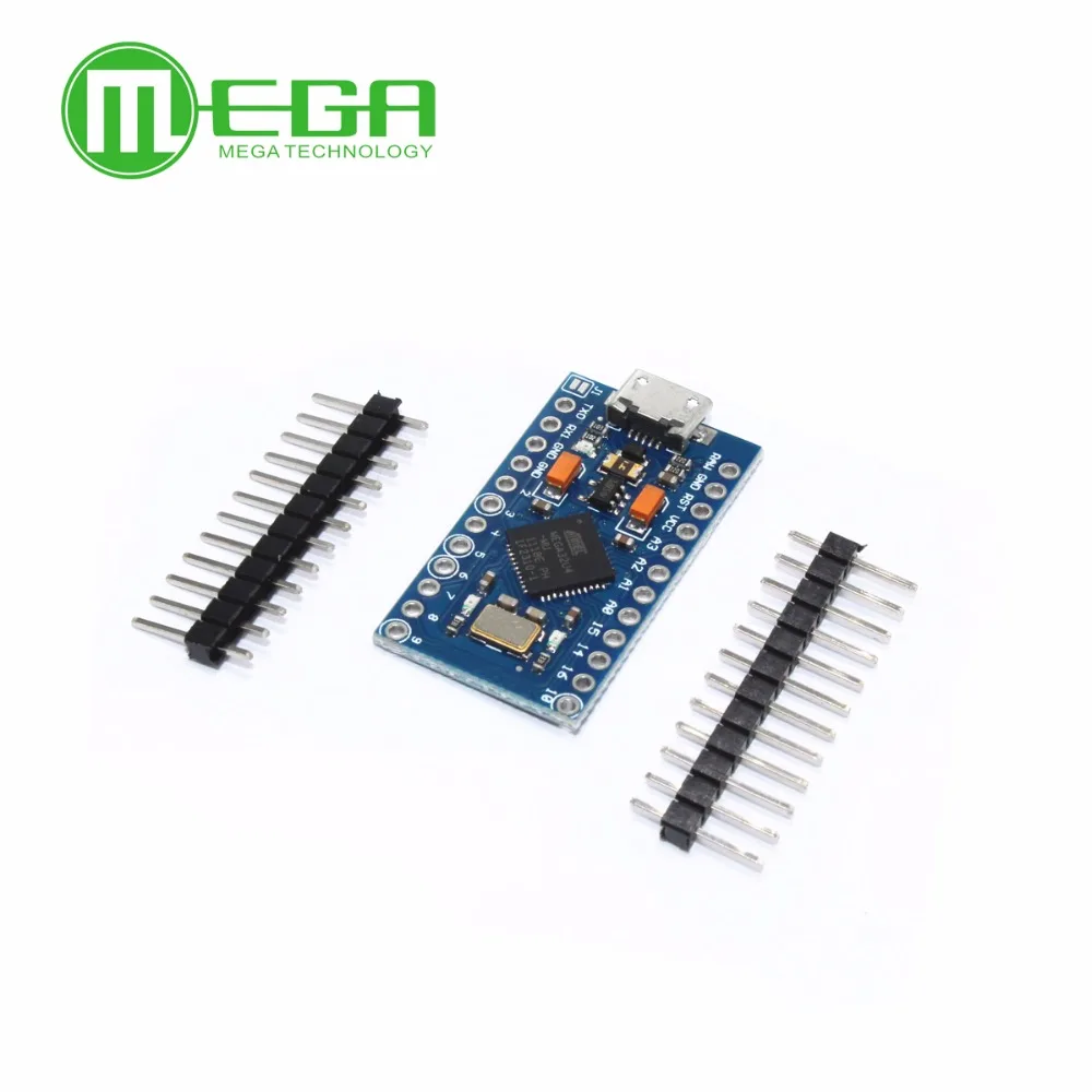 Pro Micro ATMEGA32U4 5V/16MHZ module With the bootloader for arduino MINI USB/Micro USB with 2 row pin header for arduino