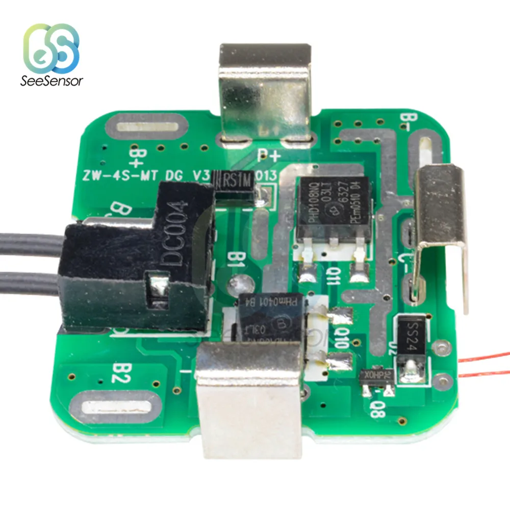 14.8V 18650 Li-ion Lithium Battery Charging Board Charger Module 4 Strings Battery Cell Charging BMS