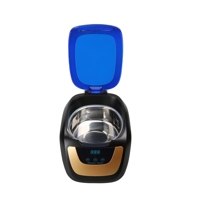 Máquina de ultrassom para limpeza doméstica, programa digital de 750ml, para relógio, jóias, óculos, lâminas dentárias, escovas de dentes