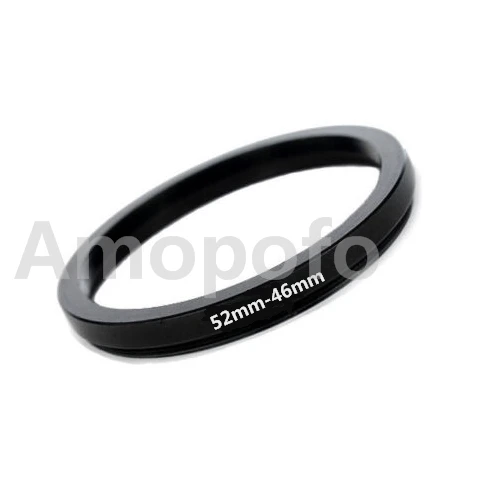 Wholesale 52mm-46mm Step-Down Metal lens filter Adapter Ring/49mm Lens to 46mm UV CPL ND Accessory