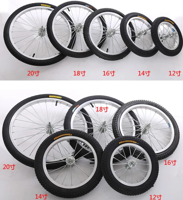 Roue de velo de 12 14 16 18 20 pouces accessoires de bicyclette AliExpress