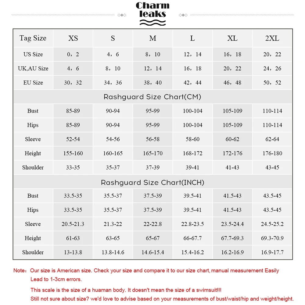 Charmleaks Women Long Sleeve Rashguard Floral Print Swimwear Surf Top Running Shirts Rash Guard UPF50+ Beach Wear