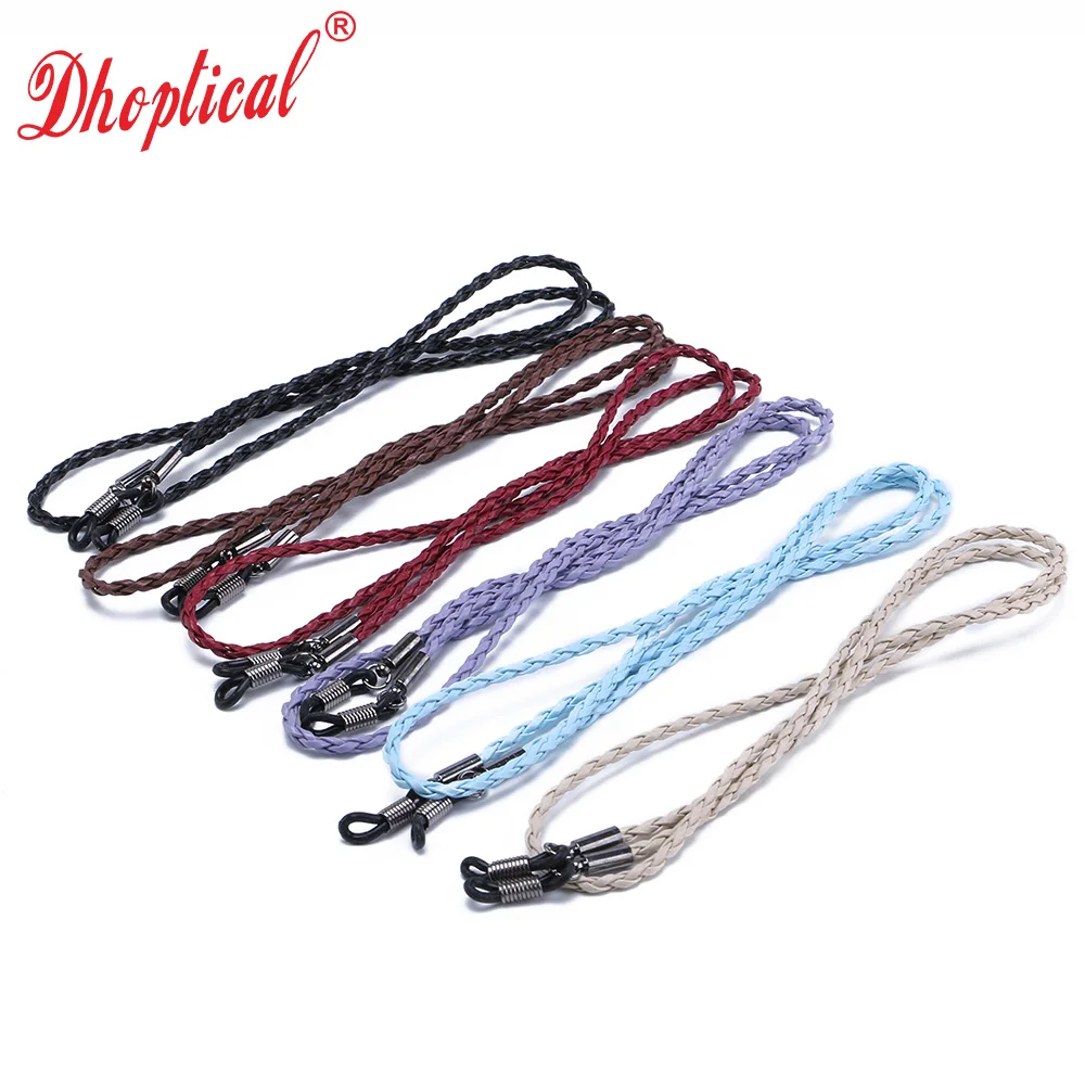 Glasses Strap,PU Securely Keep Your Eyeglasses Around Your Neck, Practical Sunglasses Holder Strap for Men Women
