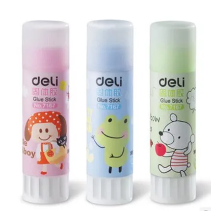 

3 PC/Lot Cute Cartoon Adhesive & Sticky PVA 21g Colorful Glue Stick for Office & School, GTJ00007