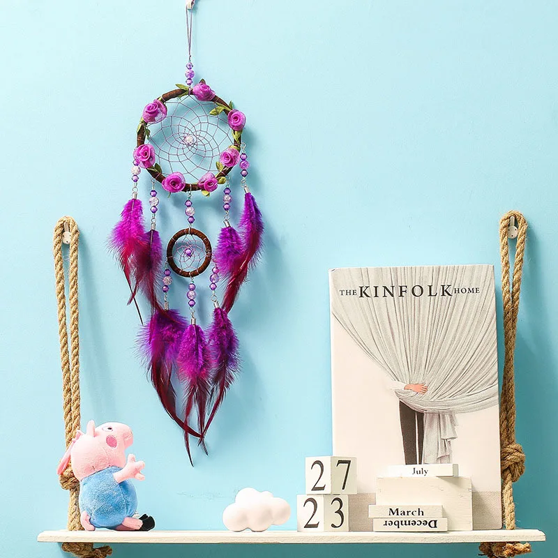 

Wisteria flowers open dream trap fengling hanging decoration girls bedroom decoration kindergarten hanging decoration graduation