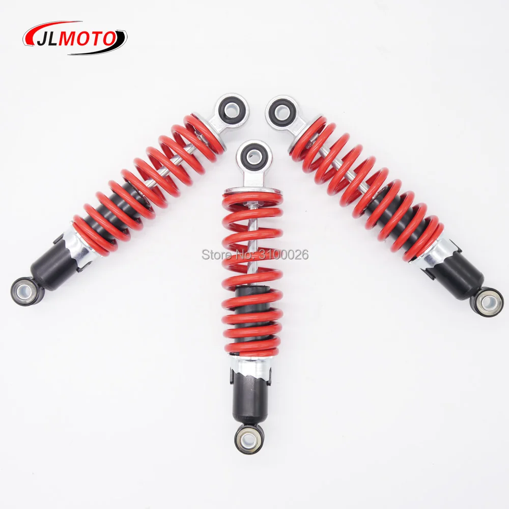 250mm 2pcs Front & 1pc Rear Suspensions Shock Absorber Fit For 110 125cc kids Mini atv quad bike go kart scooter golf cart parts