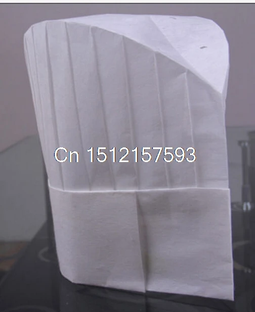 20Pcs (2โหล) Professional ทิ้งสีขาวกระดาษเชฟหมวก