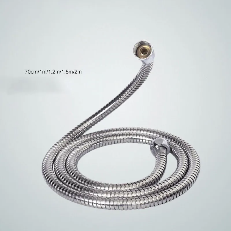 

Stainless Steel Shower Hose High Quality Encryption Explosion-Proof Hose Spring Tube Pull Tube Bathroom Accessories