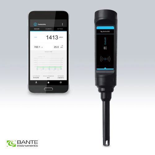 Brand BANTE Wireless Bluetooth Conductivity TDS Salinity Resistivity Conductivity Ash Meter Tester Analyzer Android phone tablet