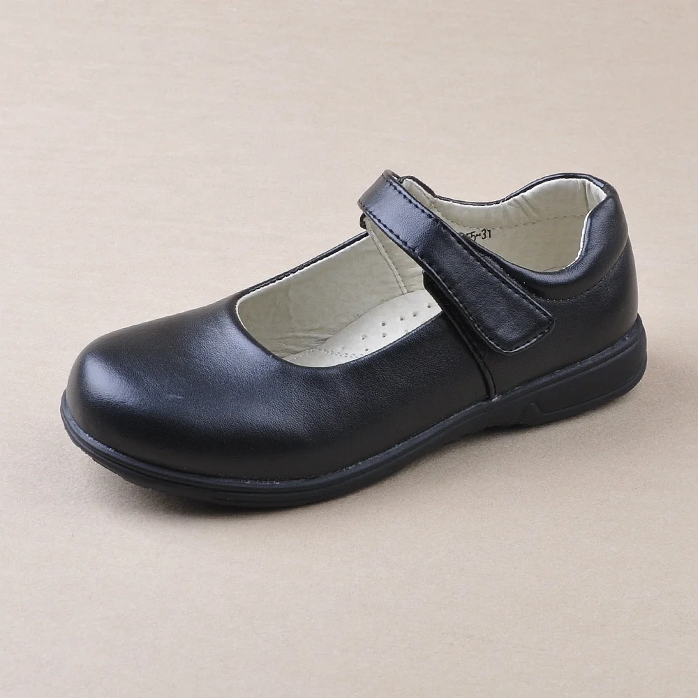 Girls Shoes For Children'S Black Leather Shoes Kids Baby Classic Student  Single Glowing Shoe School Choral Performance Shoes