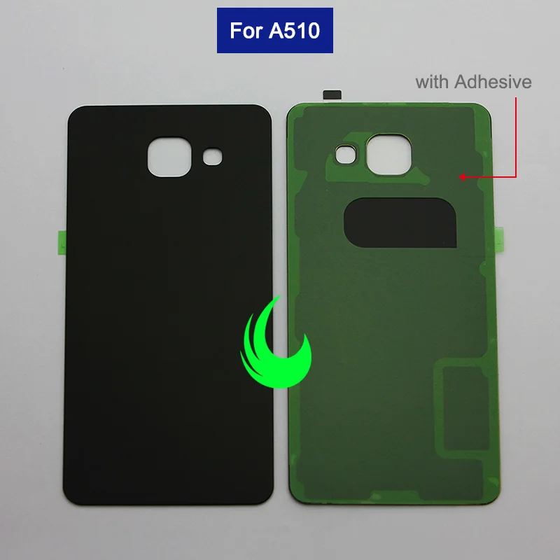 For Samsung Galaxy A5 2016 Back Battery Glass Cover A510 SM-A510F A510F Rear Door Housing Case SAMSUNG A5 2016 Cover