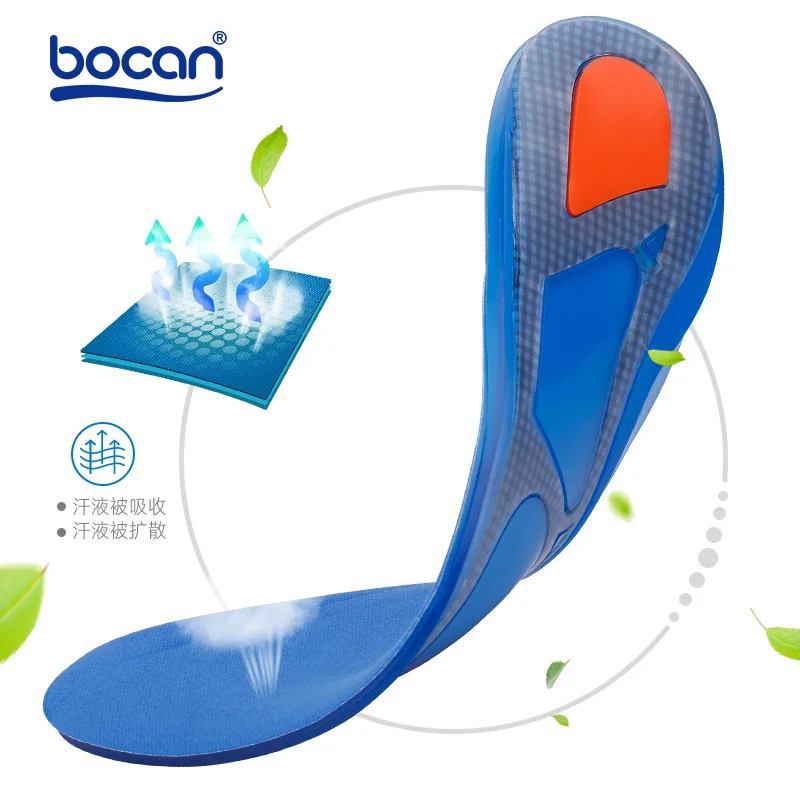 Bocan シリコンゲルインソール足ケア足底筋膜炎のため踵骨骨棘靴衝撃吸収パッドアーチ整形外科インソール