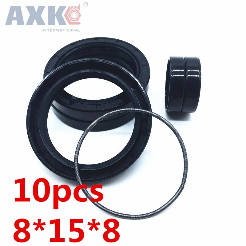 

AXK 10pcs TC8x15x8 Skeleton Oil Seal Seals high-quality Seals Radial shaft seals