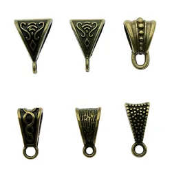 20pcs Connector Bail Beads Charms Antique Bronze Color Bail Beads Charms Pendants Connector Bail Beads Charms Making Jewelry