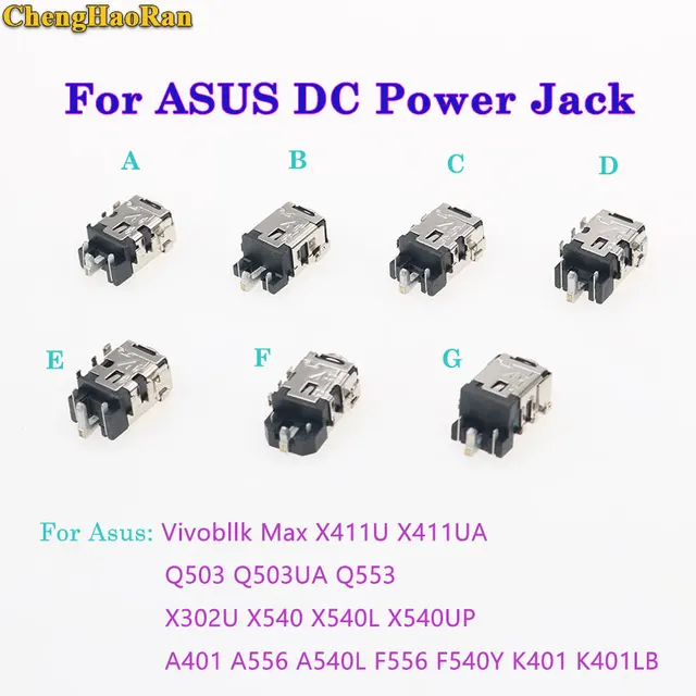 ChengHaoRan dla ASUS X540 X540L K401 F540UP A556 A401 X411U Q503 Q553 Q503UA NOWE złącze ładowania DC do laptopa