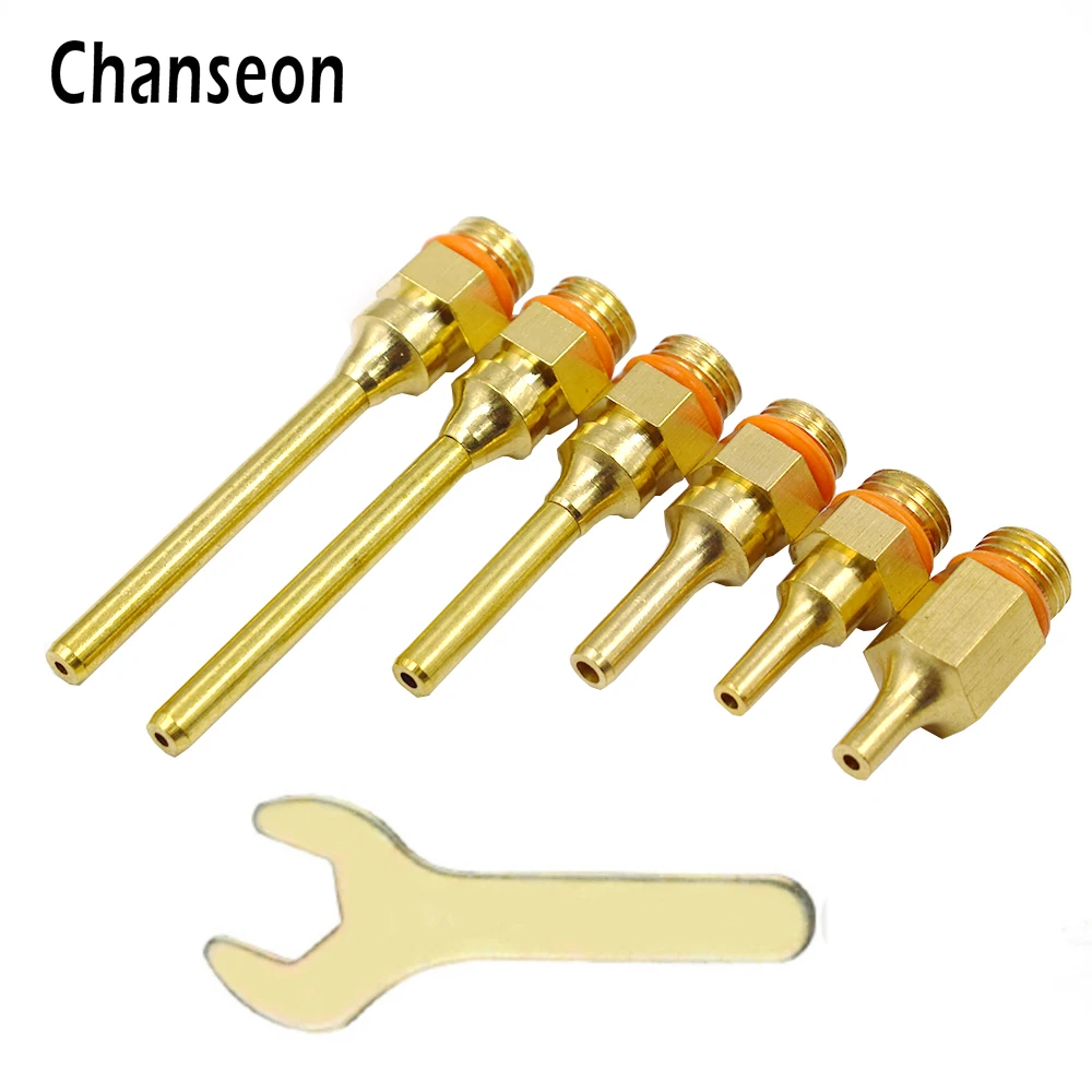 Chanseon Hot Melt Glue Gun Long Nozzle Copper For 40W 60W 80W 100W 150W Glue Gun 2.0x70mm 2.0x50mm 3.0x38.5mm 2.0x32mm