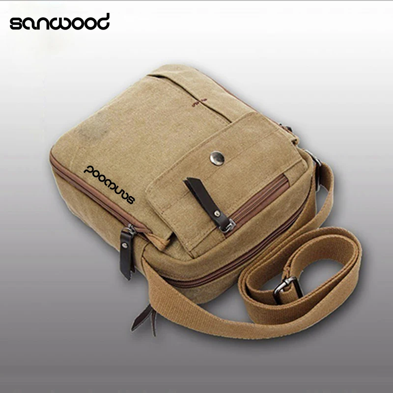 Fashion Vintage Canvas Multifunction Travel Satchel Casual Messenger Shoulder Bag