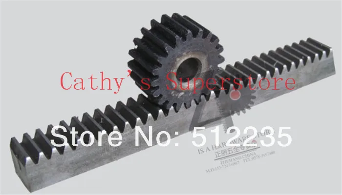 CNC Rack Gear Mod 2.5 45# Steel Spur Gear 25x25 Length in 1000mm gear rack