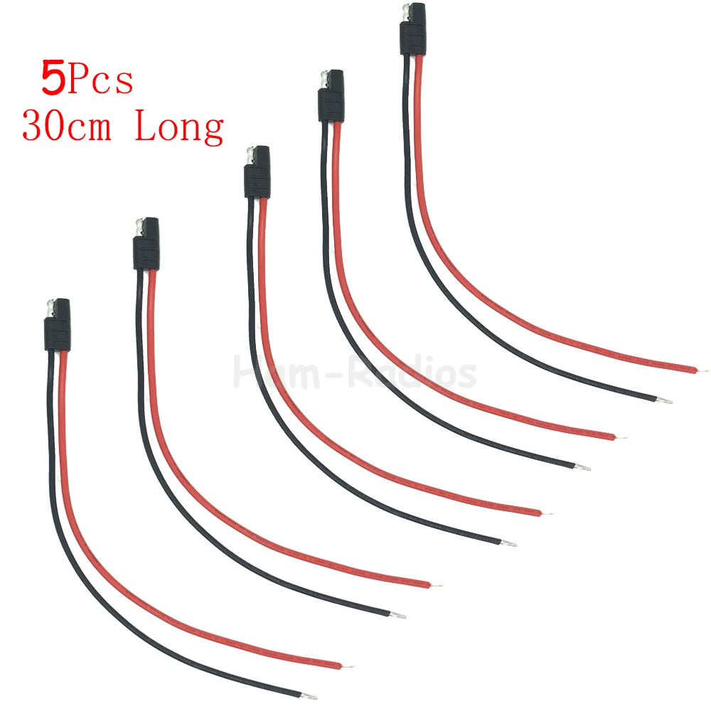 

5pcs Mobile Car Radio 30cm Power Cable Short Cable for Motorola Mobile Radio GM300 GM950E SM50 M120 SM120 GM950I GM3188 GM3688