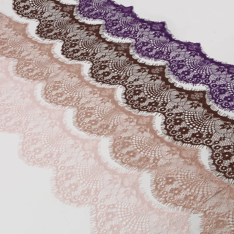 3 Yards 9.5cm 10 Colors Flower Embroidered Lace Fabric Trim Ribbons for DIY Sewing Handmade Materials Garment Accessories
