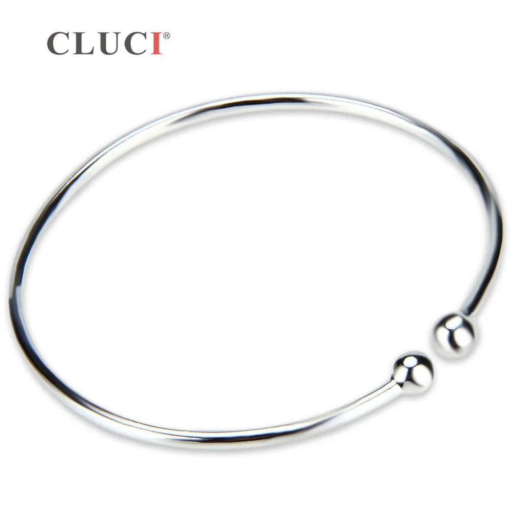 

CLUCI 925 sterling silver simple design bracelet, adjustable size, Simple office style Bracelet for Women, fine jewelry