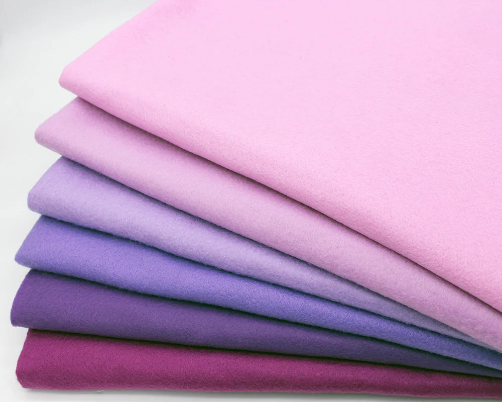 Purple Soft Felt,Polyester Nonwoven Fabric,Scrapbooking,For Diy Toys Stuff Skin,Decoration Material,CMCYILING,